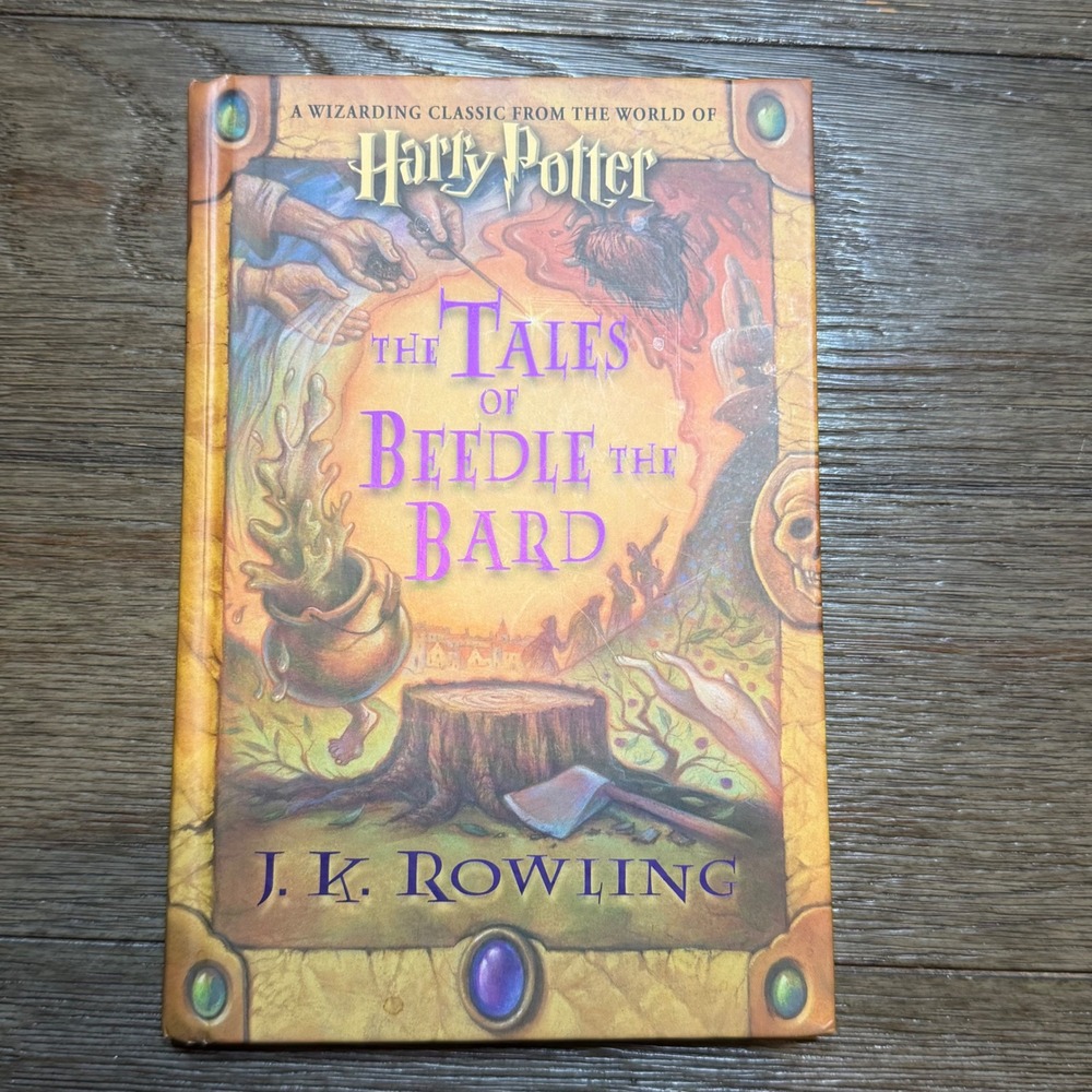 Harry Potter The Tales of Beedle‎ the Bard Hardcover Book J.K. Rowling 2008